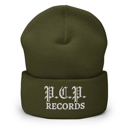 P.C.P RECORDS Cuffed Beanie